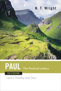 Paul for Everyone: The Pastoral Letters_cover