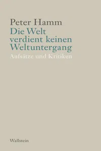 Die Welt verdient keinen Weltuntergang_cover