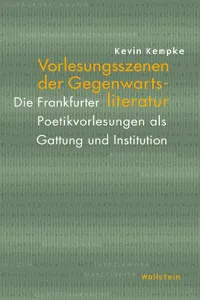 Vorlesungsszenen der Gegenwartsliteratur_cover