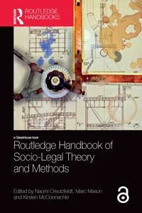 Routledge Handbook of Socio-Legal Theory and Methods_cover