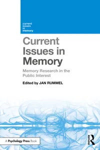 Current Issues in Memory_cover