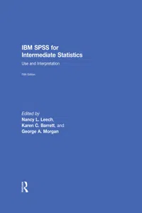 IBM SPSS for Intermediate Statistics_cover