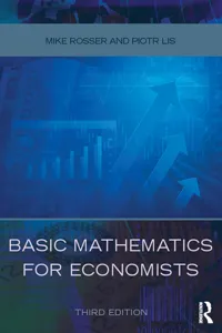 Basic Mathematics for Economists_cover