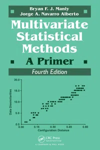 Multivariate Statistical Methods_cover