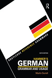 Hammer's German Grammar and Usage_cover