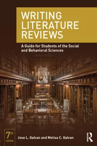 Writing Literature Reviews_cover