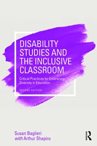 Disability Studies and the Inclusive Classroom_cover