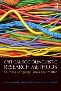 Critical Sociolinguistic Research Methods_cover