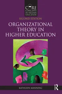 Organizational Theory in Higher Education_cover