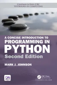 A Concise Introduction to Programming in Python_cover