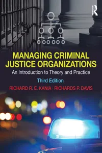 Managing Criminal Justice Organizations_cover