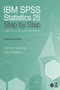 IBM SPSS Statistics 25 Step by Step_cover