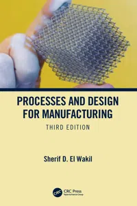 Processes and Design for Manufacturing, Third Edition_cover