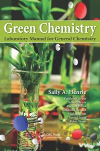 Green Chemistry Laboratory Manual for General Chemistry_cover