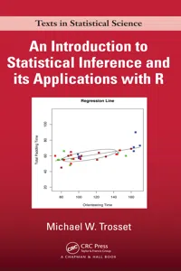 An Introduction to Statistical Inference and Its Applications with R_cover