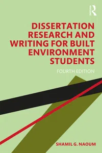 Dissertation Research and Writing for Built Environment Students_cover