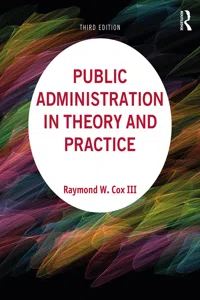 Public Administration in Theory and Practice_cover