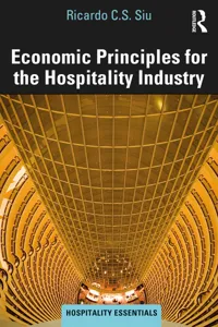 Economic Principles for the Hospitality Industry_cover