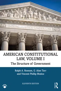 American Constitutional Law, Volume I_cover