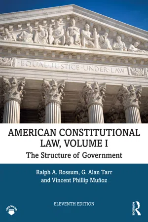 American Constitutional Law, Volume I