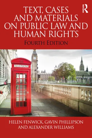 Text, Cases and Materials on Public Law and Human Rights