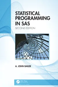 Statistical Programming in SAS_cover