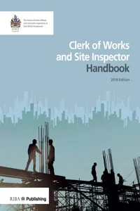 Clerk of Works and Site Inspector Handbook_cover