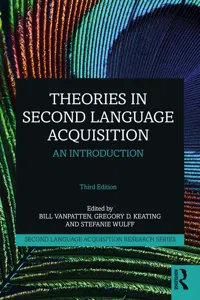Theories in Second Language Acquisition_cover