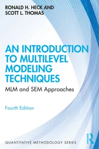 An Introduction to Multilevel Modeling Techniques_cover