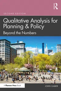 Qualitative Analysis for Planning & Policy_cover
