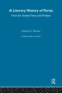 A Literary History of Persia_cover