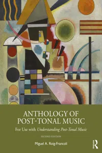 Anthology of Post-Tonal Music_cover