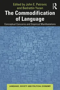 The Commodification of Language_cover