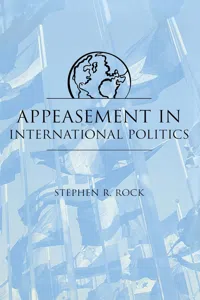 Appeasement in International Politics_cover