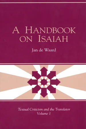 A Handbook on Isaiah