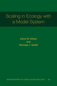 Scaling in Ecology with a Model System_cover