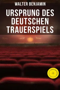 Ursprung des deutschen Trauerspiels_cover