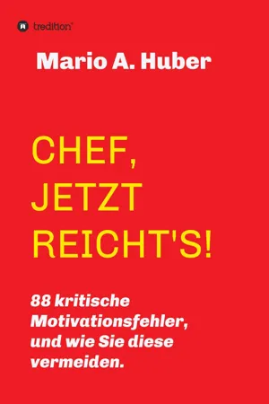 CHEF, JETZT REICHT'S!