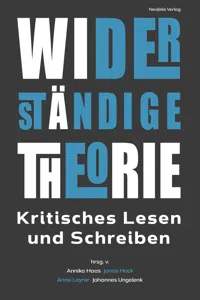 Widerständige Theorie_cover