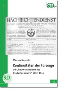 Kontinuitäten der Fürsorge_cover