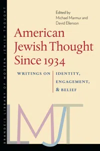 Brandeis Library of Modern Jewish Thought_cover