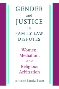 Gender and Justice in Family Law Disputes_cover