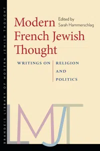 Modern French Jewish Thought_cover
