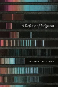 A Defense of Judgment_cover