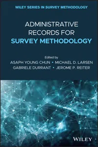 Administrative Records for Survey Methodology_cover