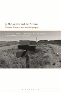 J.M. Coetzee and the Archive_cover