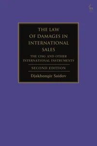 The Law of Damages in International Sales_cover