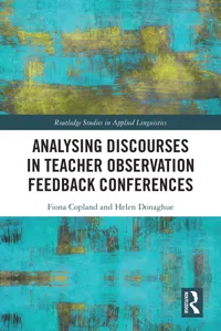 Analysing Discourses in Teacher Observation Feedback Conferences_cover