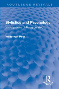 Stylistics and Psychology_cover