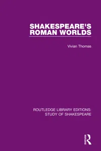 Shakespeare's Roman Worlds_cover